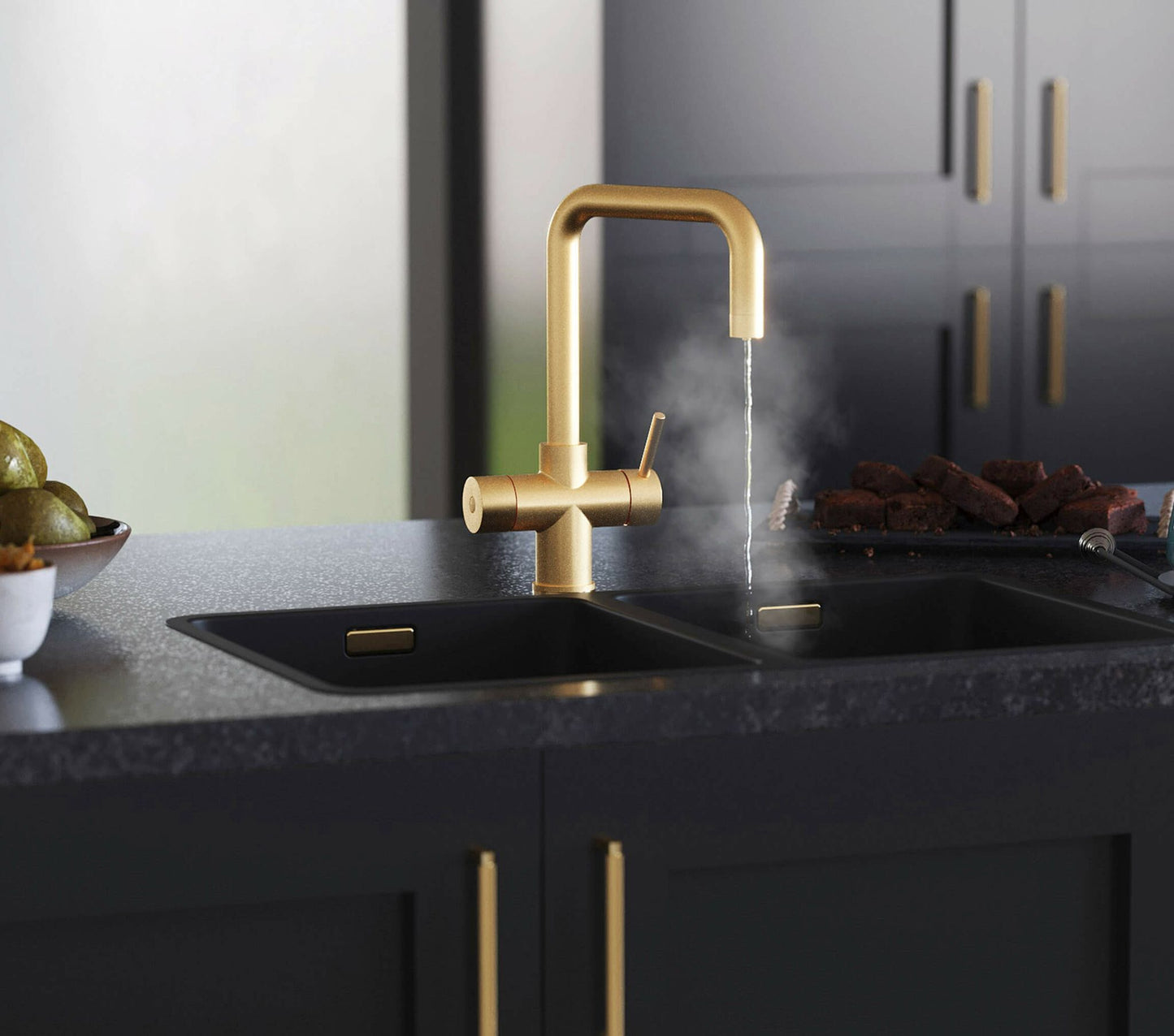 Brass Boiling tap-3in-1 instant hot water system