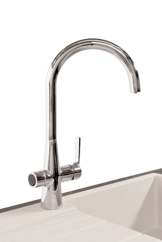 Reginox Aquadzi 4-In-1 boiling water Tap System - Polished Chrome