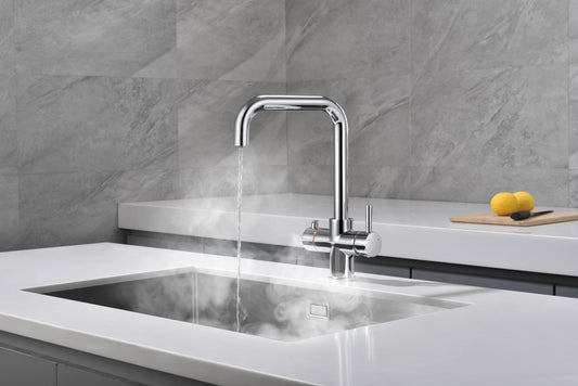 Reginox Tribezi CH 3-In-1 Boiling Water Tap System - Polished Chrome