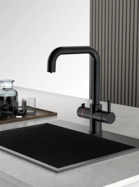 Reginox Tribezi 3-In-1 Boiling water Tap System - Matt Black